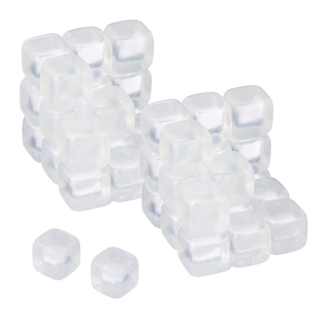 Reusable ice cubes in a set of 36