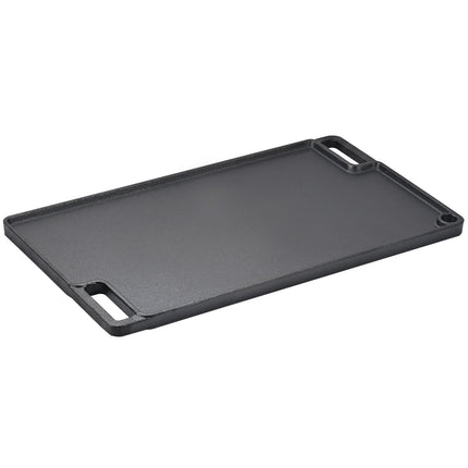 Reversible Cast Iron Grill Griddle, 9.7 x 16.7 in