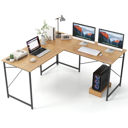 Reversible L-Shaped Corner Desk 150cm With USB-C Outlet