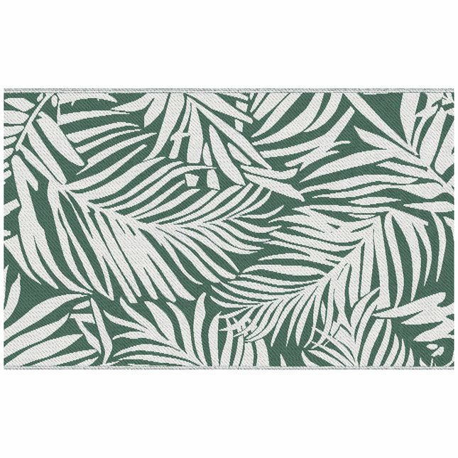 Reversible Outdoor Rug, Waterproof, 152x243 cm, Green