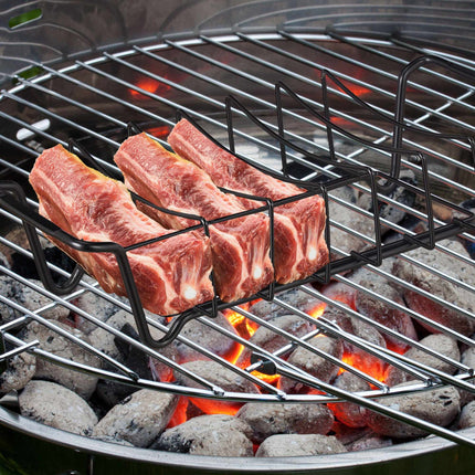 Rib holder for the grill