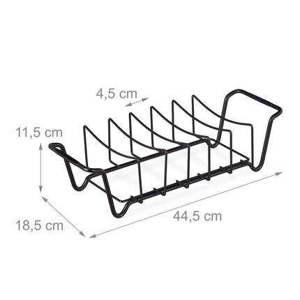 Rib holder for the grill