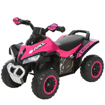 Pedal car for toddlers, light & music, pink