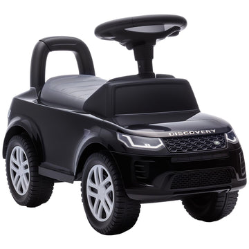 Ride-On Car with Horn & Storage, Black, 18-36 Months