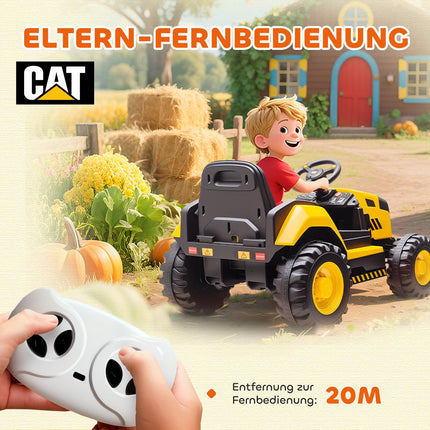 Ride-On Construction Vehicle for Kids, Remote Control, 3-6 Years
