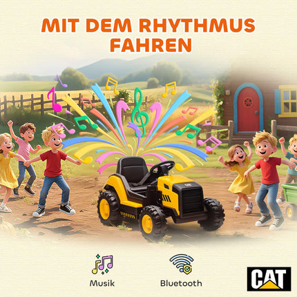 Ride-On Construction Vehicle for Kids, Remote Control, 3-6 Years