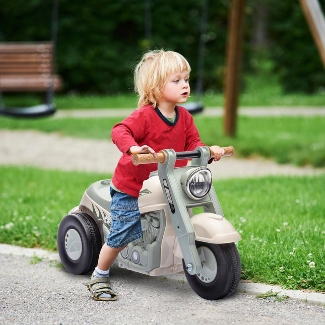 Ride-on car with music and bubbles, Cream white, 2-5 years
