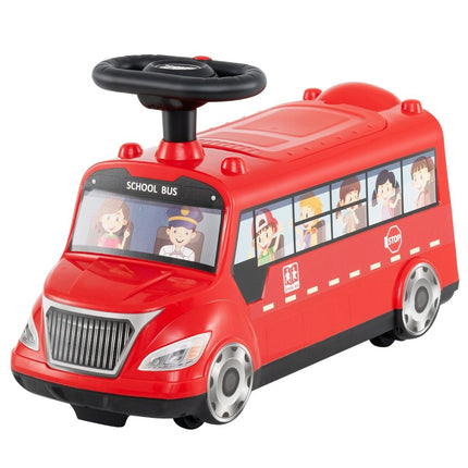 Ride-on car with music & storage space & tip protection ride-on vehicle ride-on car ride-on bus