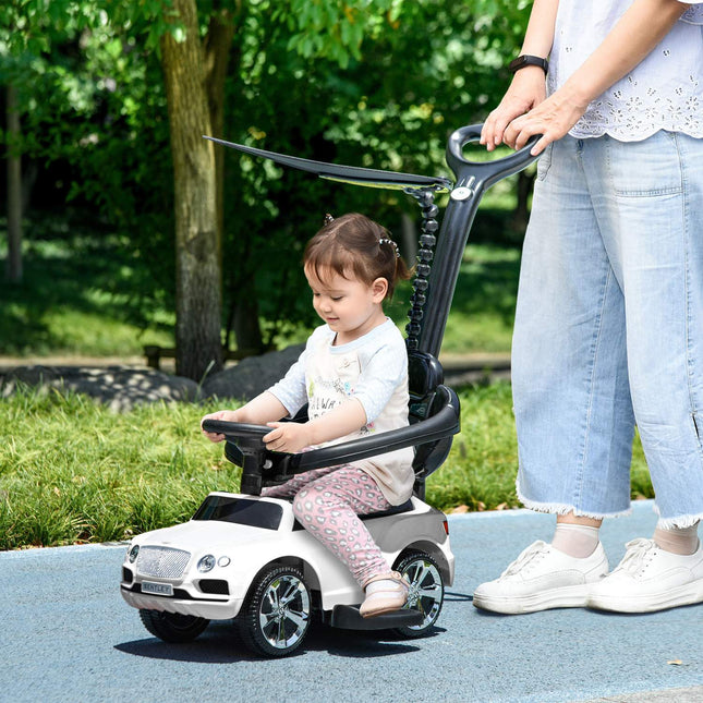 Ride-on car with push bar, 3-in-1, tip protection, 1-3 years