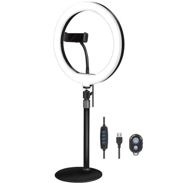 Ring light for smartphone Ø25cm with table stand