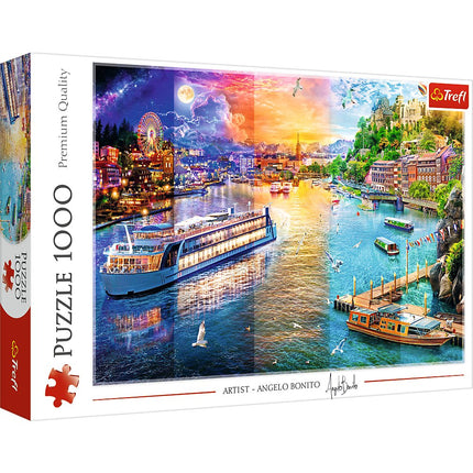River Cruise Puzzle, 1000 Pieces, Fun for All Ages