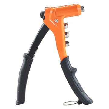 Rivet Nut Tool Kit, One-Handed, 8 Mandrels, Step Bit, Case