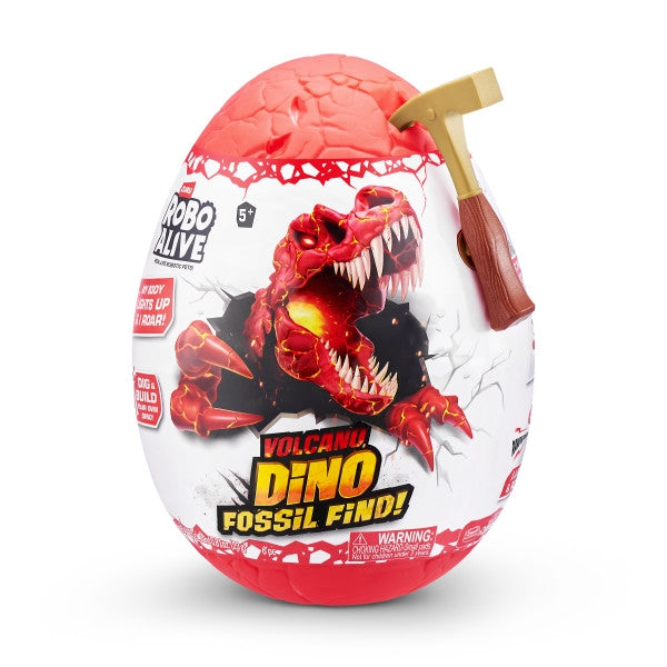 Roboalive Interactive Toy Dino Fossil Find Surprise Egg