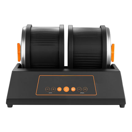 Rock Tumbler Kit, 8 lb Double Barrel, 4-Speed Timer