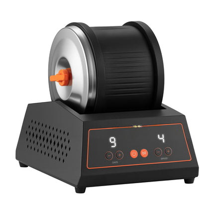 Rock Tumbler Kit, Belt-Free, 4-Speed, 1–9 Day Timer