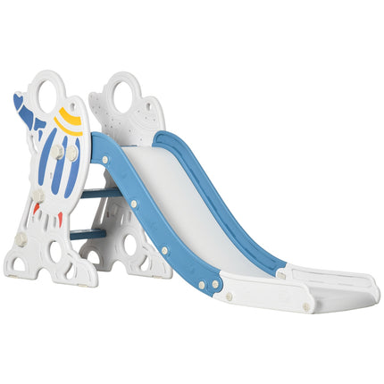 Rocket-Themed Kids Slide with Non-Slip Ladder, 30kg Capacity