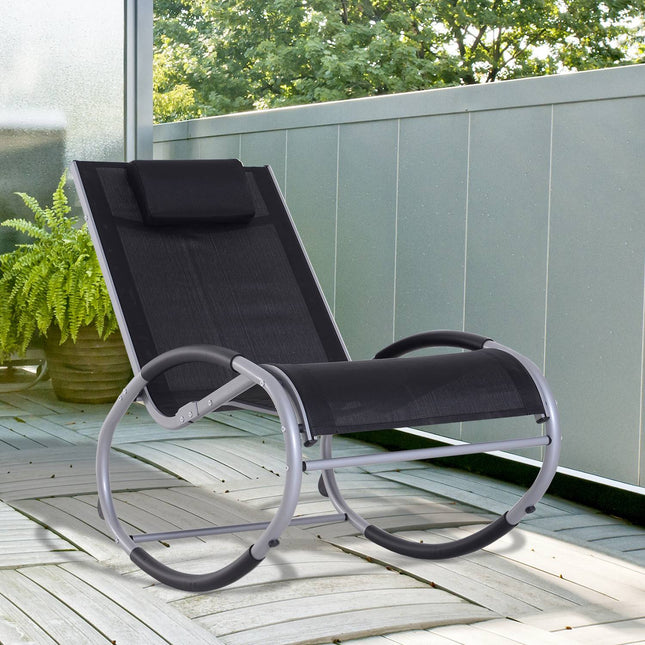 Outdoor rocking chair - weather resistant rocking chair with cushion