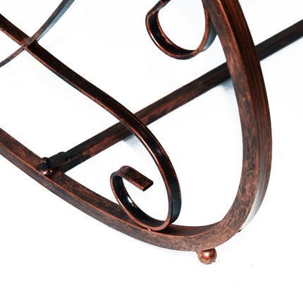 Metal rocking chair - elegant bronze finish