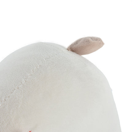 Plush rocking deer toy with sound, white, 36-72 months