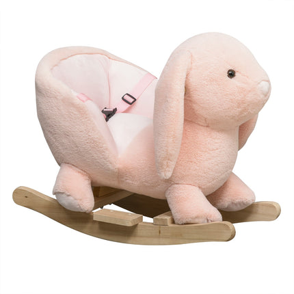 Pink rocking horse for children - 60 x 33 x 50 cm