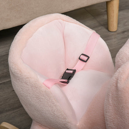 Pink rocking horse for children - 60 x 33 x 50 cm