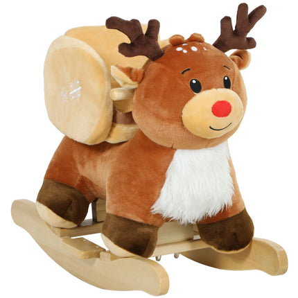 Rocking Reindeer Toy with Lullabies, Plush, 18-36 Months
