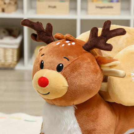 Rocking Reindeer Toy with Lullabies, Plush, 18-36 Months