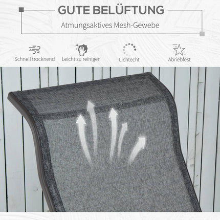 Schommelstoel tuinstoel relaxstoel 60x75x104cm metalen tuinschommel voor terras balkon met tekstregel