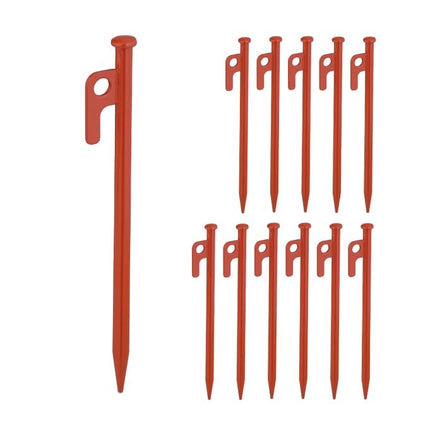 Rock pins red set of 12