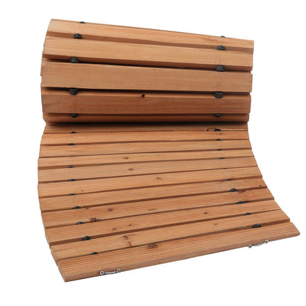 Roll-Out Cedar Garden Pathway 8 ft x 17 in, Non-Slip