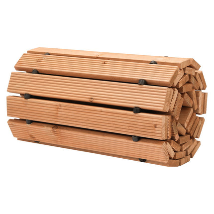 Roll-Up Cedar Garden Pathway, Non-Slip, 8 Ft x 17 In