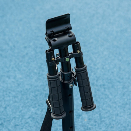Height adjustable scooter with shock absorption system
