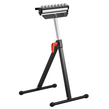 Roller Stand, 300 lb Capacity, 27-43 in Adjustable, Folding