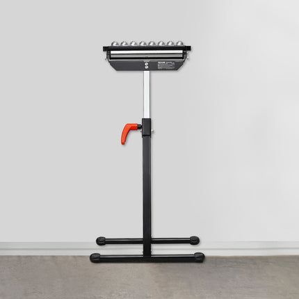 Roller Stand, 300 lb Capacity, 27-43 in Adjustable, Folding