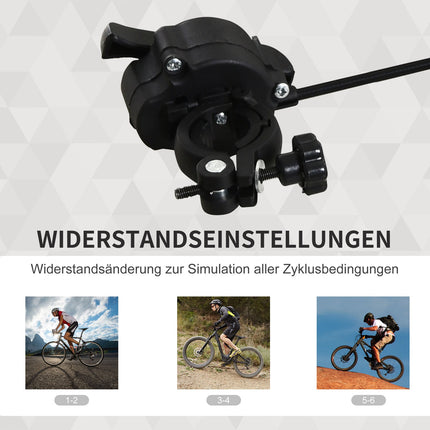 Magnetic foldable bike trainer for 26""-28""/700C wheels