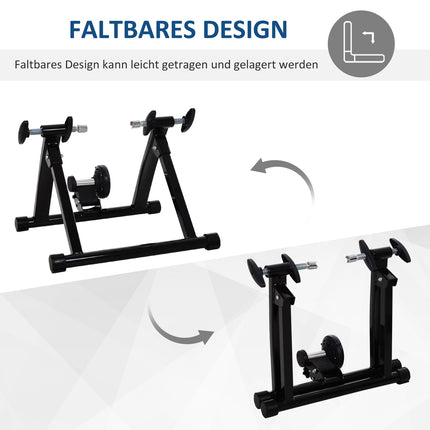 Roller bike trainer, magnetic brake, fits 26""-28""/700C