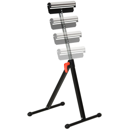 Adjustable roll bar - metal, 90 kg capacity, black