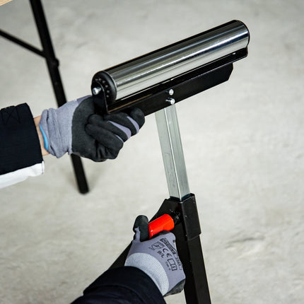 Adjustable roll bar - metal, 90 kg capacity, black