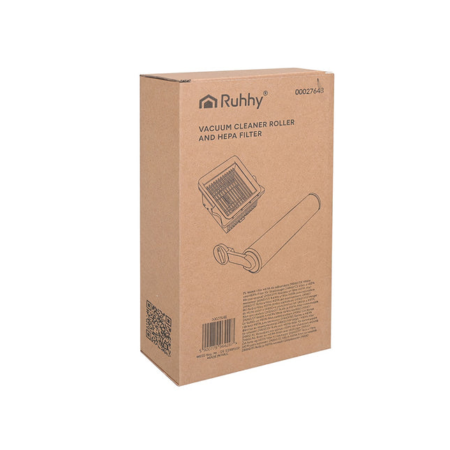 Roller and HEPA filter for the 24860 Ruhhy vacuum cleaner