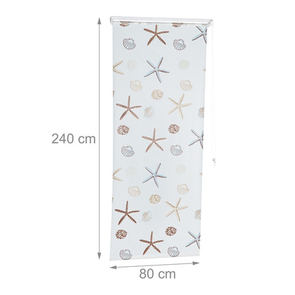 Roller blind for shower OCEAN