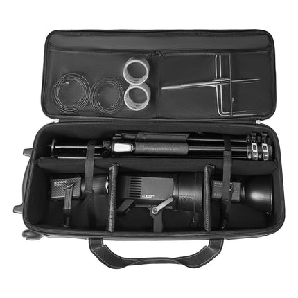 Rolling Camera Bag, 62.5L Waterproof Nylon Trolley