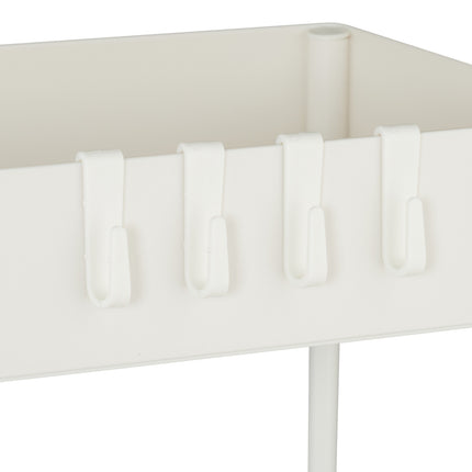 Rolling Cart with 4 Levels, Multi-Purpose Storage
