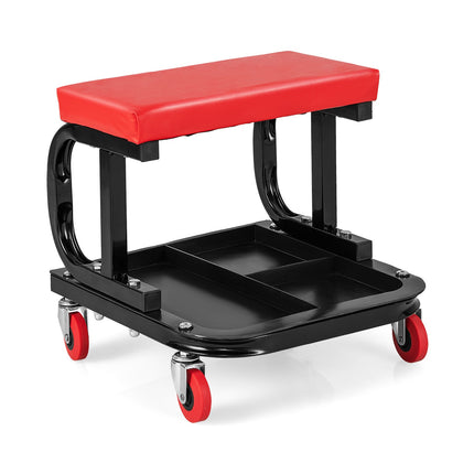Rolling Creeper Seat With Tool Tray, 330 lb Capacity