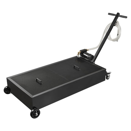 Rolling Oil Drain Pan 20 Gallon with Electric Pump, Hose