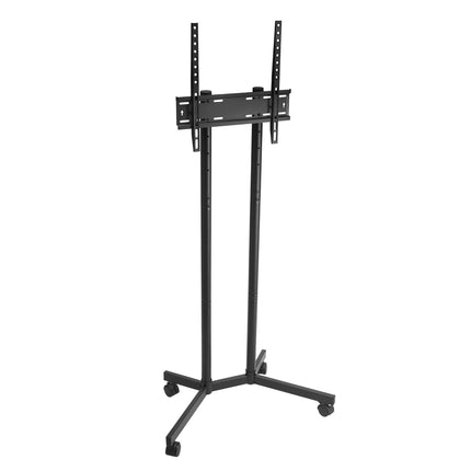 Rolling TV Stand for 32-65 Inch, Height Adjustable, Wheels