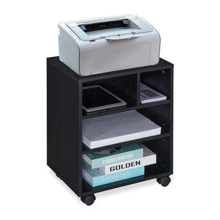Rolling case with 4 compartments