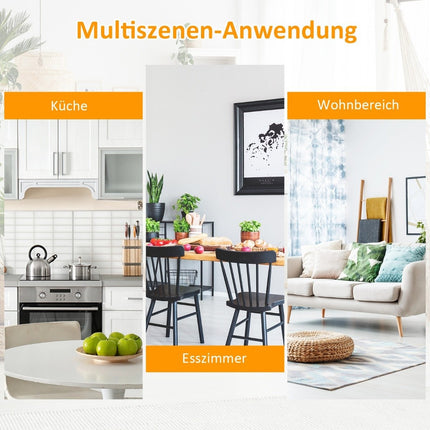 Rolling kitchen cart Mobile kitchen island with drawer 100 x 48 x 90 cm White