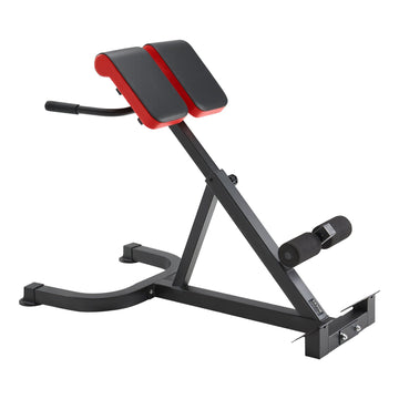 Roman Chair Hyperextension Bench, Adjustable 300 lb
