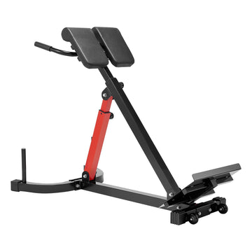 Roman Chair Hyperextension Bench, Adjustable 350 lb