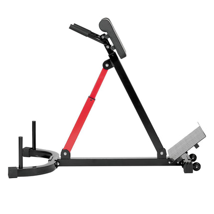 Roman Chair Hyperextension Bench, Adjustable 350 lb
